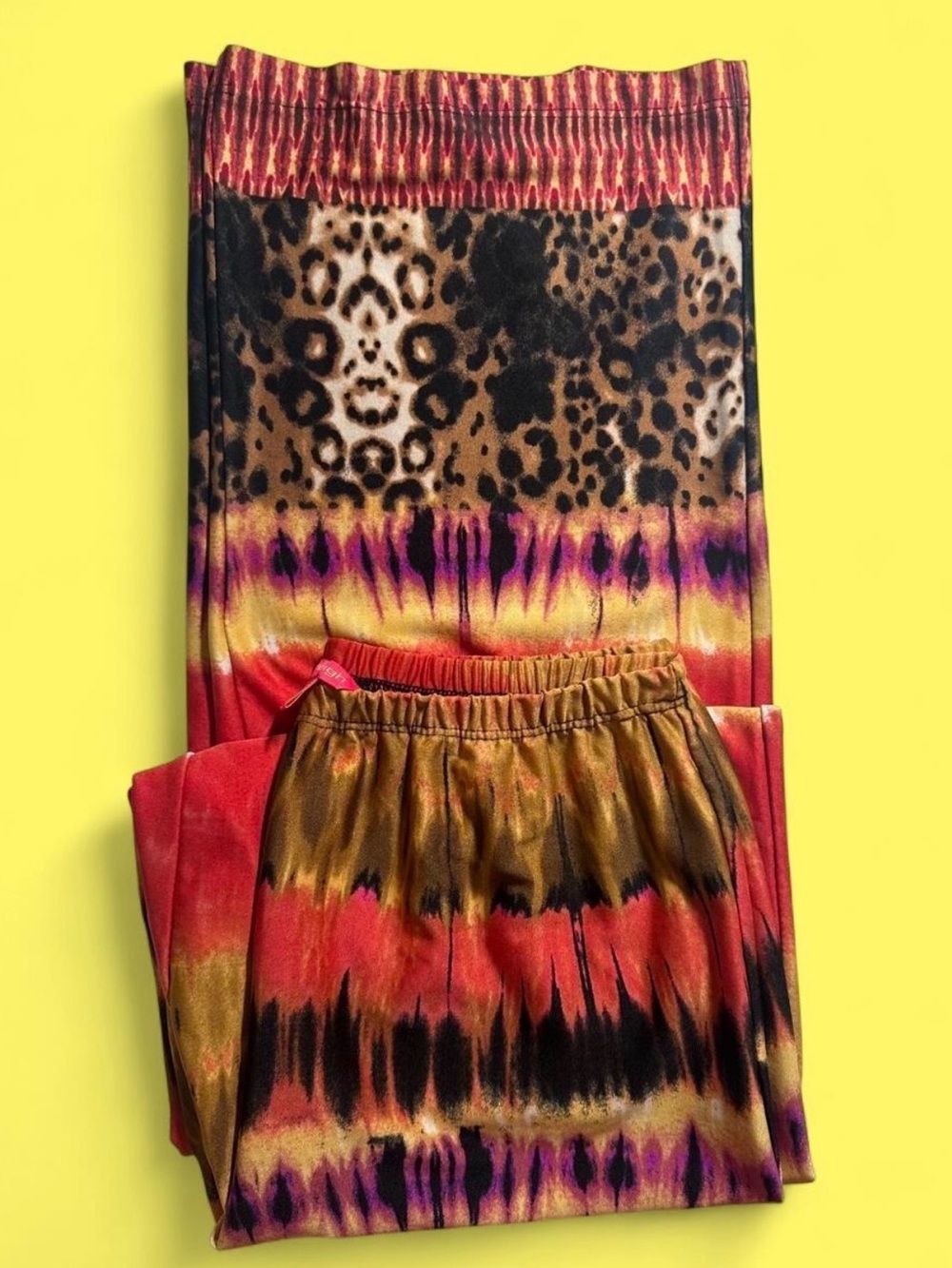 Sunny Leigh Women’s Wide Leg cheetah pants